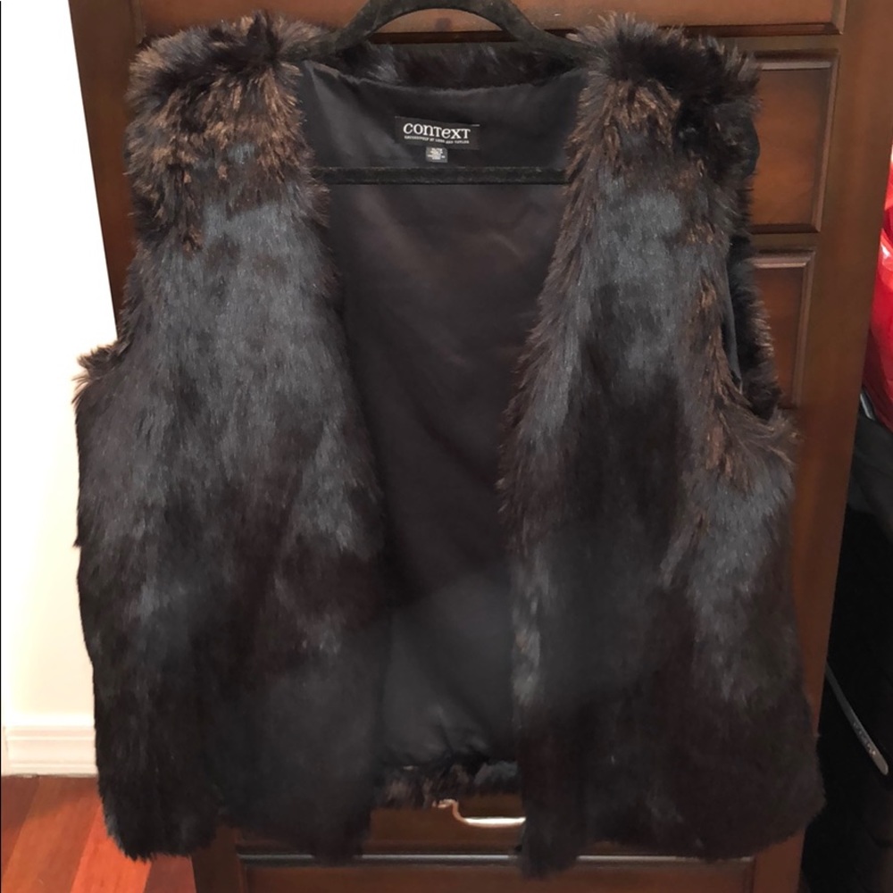 Context Faux Fur Vest
